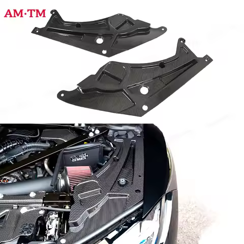 For BMW M3 G80 G81 M4 G82 G83 2021-2024 Dry Carbon Fiber engine compartment Trim Cover Upgrade Car A