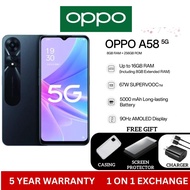 HOT PROMO SALES OPPO A58 5G Smartphone | 33W SUPERVOOC | 5000mAh Battery | 6.7"' FHD+ Sunlight Displ