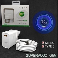 Charger Casan ORI OPPO RENO 6 PRO 65W Original Fast Charging Type C Micro CAS hp OPPO A5S F9 A12 A11