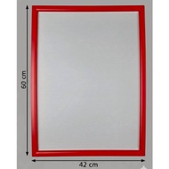 Red Photo Frame A2 (60x42cm.) A2 (60x42cm.)Red (Add Color To Memory With A Minimalist Design Frame)