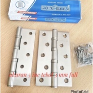 DEKKSON ENGSEL PINTU UKURAN 5 INCH SUPER PROMO ENGSEL 5 INCHI STAINLESS TEBAL DEKSON Harga promo eng