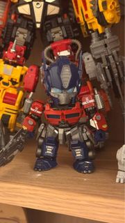 SD 變形金剛 Q 版 　擎天柱 精修水口小號手模型