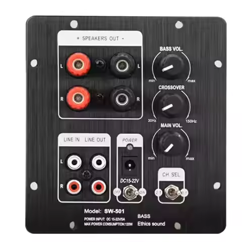 A97I-High Power 2.0 Channel TPA 3118 Ultra Bass Speaker Amplifier Board 60W+ 30Wx2 Output