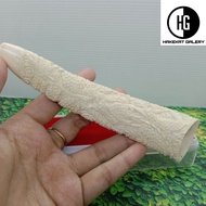 pipa rokok once taring iga duyung ukir naga asli E173