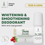 [ FREE TAWAS SOAP + DEO ROLL ON ] Greenika Deowhite Glutathione Deo Roll-On with Free Tawas Soap