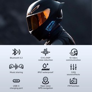 GEARELEC GX10 Bluetooth Motorcycle Intercom Helmet Headset 10 Riders Wireless BT Motorbike Interphone Music Sha PK B4FM-X