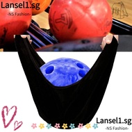 LANSELL Bowling Ball Cleaning Bag, High Elasticity Bowling Accessories Bowling Carry Bag, Black Colo