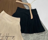 Chân Váy Dập Ly 1 Tầng Chất ThunChân Váy NữLY STORE