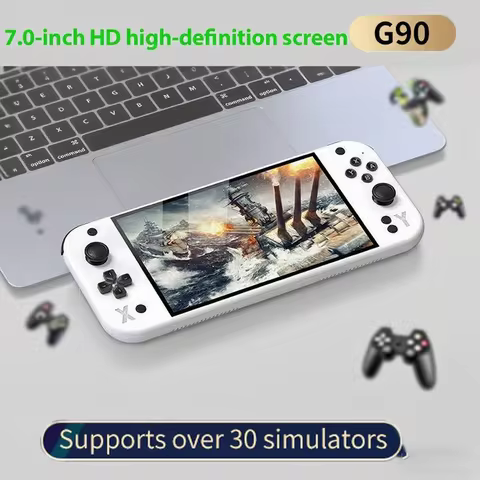 G90 7inch 64GB 4000mAh portable handheld game console arcade high-definition For PSP/PS1 nostalgic r