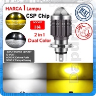 *B&amp;Y* Lampu Motor LED H4 Headlamp Hi-Lo Beam 2 in 1 Light CSP Chip