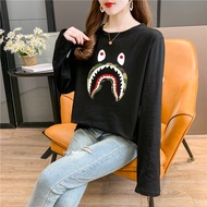 [TSHIRTWOMEN]Baju T Shirt Perempuan Lengan Panjang    Women Murah  Wanita Muslimah korean style Long Sleeve