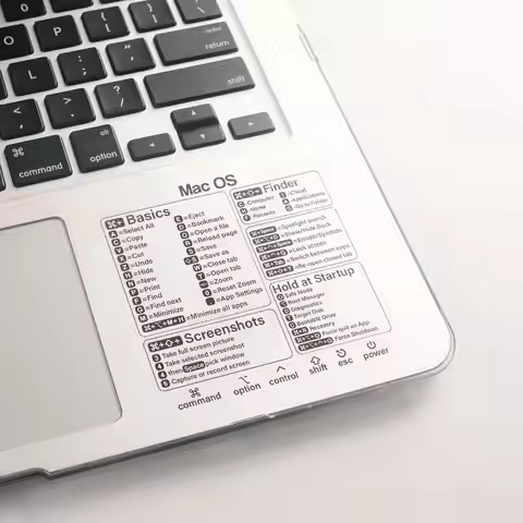 Reference Keyboard Shortcut Sticker For Laptop Computer, Word/EXCEL Practical Computer Decorative St