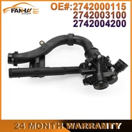 Engine Coolant Thermostat For Mercedes Benz C200 C300 C350e E300 Glc250 Glc300 Glc350e Slc180 274200