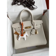 Pure Hand-Sewn Wax Thread Togo Leather Hermes Platinum Bag Hermes Wrist Bag Hermes Handbag Hermes Bu
