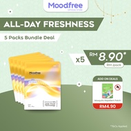 [Bundle of 5] Moodfree Day Use Sanitary Pad (10 pcs x 5 pack) | Women Period Pad | Tuala Wanita | 卫生
