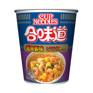 【NISSIN 日清】合味道酸辣蝦味杯麵(12入/箱)