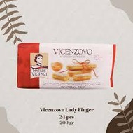 [SDW] pekanbaru/ 200 grams Lady Finger Vicenzovo Biscuits Matade Vicnzi Ladyfinger Biscuit Halal