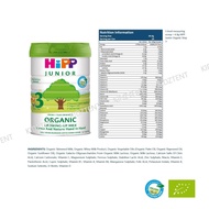 HiPP Organic Milk Powder Step 1 Bilac (0-12m) 900g / Step 3 Junior Growing Up (1-3y) 800g