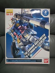 全新 Gundam Base 限定 MG RX-78-2 Ver.3.0  Clear Color