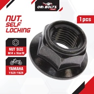 95607-14200 Yamaha Original Y16ZR Y16 Y15ZR Y15 Nut Self Locking Tyre Shaft Belakang Size 19