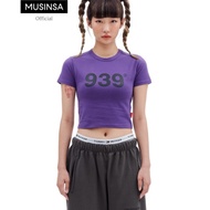 [ARCHIVE BOLD] 939 LOGO CROP TOP (PURPLE)