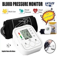 Arm Type Digital Blood Pressure Monitor original LCD Display Digital with USB Charger Original Upper