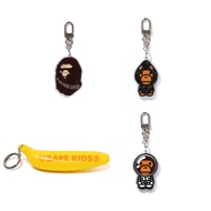 Japanese Goods Daigou CITY] 2025SS MILO BAPE APE HEAD BANANA KEYCHAIN Shark Key Ring