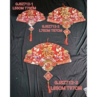 GANTUNGAN Fish fan hanger made of thick plastic, code GJ 712 -3 bsr 85x97cm-2 sdg 75x87cm -1 kcl 55x