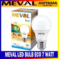 ECO 7 WATT WHITE LED BULBMeval ECO 7 WATT WHITE LED LIGHT/