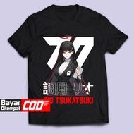 Anime T-shirt RIO TSUKATSUKI BLUE ARCHIVE Manga Tshirt Unisex BAJU OTAKU WIBU JAPAN