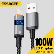 Essager 100W A-C 7A Fully Compatible Digital Display Data Cable For Huawei/Honor