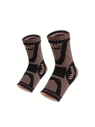 銅製腳踝護具(2入組),材料優質,觸感舒適,完美貼合足踝,精美包裝