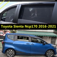 Magnetic for Toyota Sienta Ncp170 2016-2021 Car Window Sunshade UV Protection Car Curtains Car Acces
