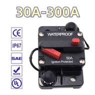 Automatic 30A 40A 50A 60A 70A 80A 100A 120A 150A 200A 250A 300A AMP Circuit Breaker Fuse with Manual