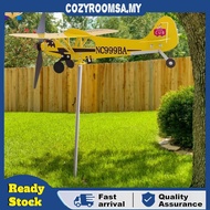 3D Plane Weather Vane Anti-corrosion Wind Direction Indicator for Outdoor Garden