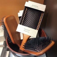 หวี​ Aveda 25cm แปรง หวีผม หวีไม้ นวดศรีษะ นวดดูแลรากผมเส้นผมหนังศรีษะ หวีไดร์ ด้ามไม้ มีกล่อง