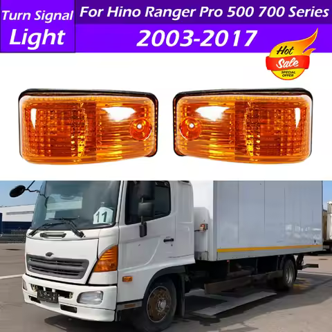 Car Front Side Light Turn Signal Light Indicator Lamp For Hino Ranger Pro 500 700 Series FC FD GD FG