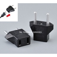 #2 Pin Travel Adapter Plug US UK China change to Malaysia 2 Round Pin Adapter Converter 125V-250V 6A