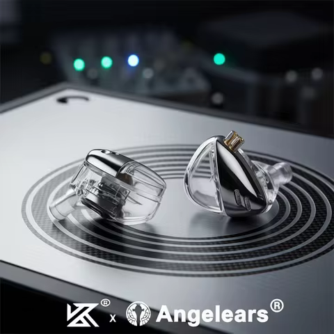 KZ Libra X IEMs KZ X Angelears Libra X Ultra Wide Frequency Dynamic IEMs Wired Earphones HiFi Stereo