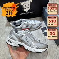 [GENUINE] NEW THREE TIMES 530 SILVER METALLIC MR530LG NEW FULL BOX TAG Sneakers