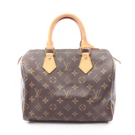 【二手】LOUIS VUITTONSpeedy 25 Monogram 手提包 M41528 PVC 塗層帆布皮革 Speedy 25 女士二手 A