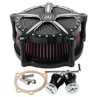 Motorcycle Chrome/Black Speed 5 Air Cleaner For Harley Sportster Iron 883 XL 883 1200 1991-18 Forty 