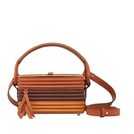 [ NASHA ] Pinto Boxy Roll | Wood กระเป๋าปิ่นโตทรงสี่เหลี่ยม