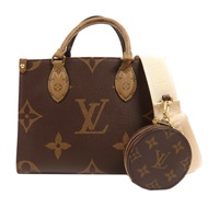LOUIS VUITTON Monogram Giant OnTheGo PM金扣手挽肩背兩用袋