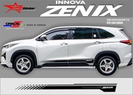 sticker innova zenix 2023 2024 aksesoris innova zenix 2023 2024
