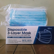 Masker 1 pak isi 50 murah / Masker Dewasa 1 box isi 50 pcs murah