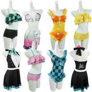 Demon Slayer swimsuit cosplay costume Kamado Tanjiro Nezuko Shinobu Kocho cosplay costume Demon Slay