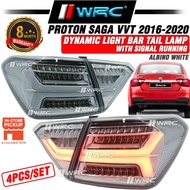 Proton Saga VVT 2016 - 2025 Dynamic Light Bar Tail Lamp With Signal Running ( Albino White )