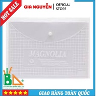 COMBO of 5 Thick A Size Clear Bags / 1 Button A Thick Bag, 1 piece