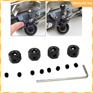 [BlesiyaedMY] Aluminum Alloy 5mm to 12mm Hexagonal Wheel  Adapter for WPL 1:16 RC Offerroine